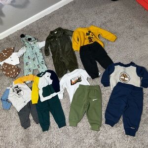 10 baby boy outfit bundle
